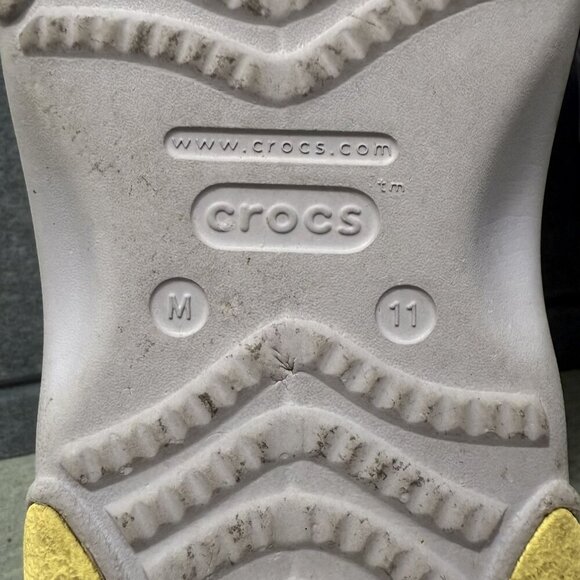 Crocs Classic All-Terrain Sandal Men's Size 11 207711-1FH Gray Neon Outdoors - Picture 6 of 7